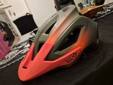 FOX Racing Speedframe Pro Fahrrad Helm | Größe L | grün-orange  MIPS FIDLOCK