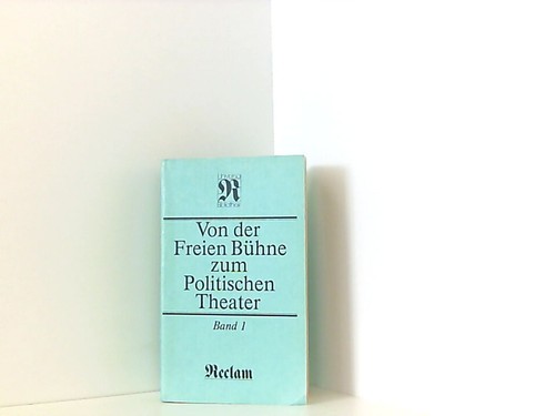 Von der freien bühne zum - von,