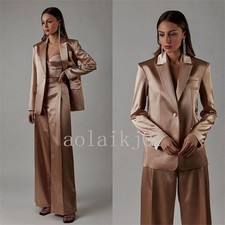 Eleganter Satin Damen Anzug