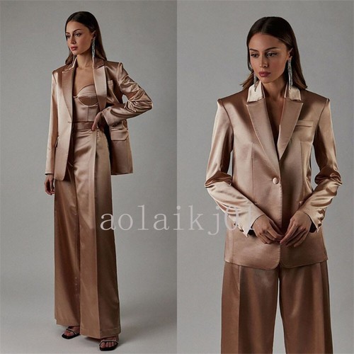 Eleganter satin damen - satin, anzug