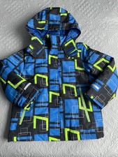 NEU Jungen Kinder Winter Jacke Ski Jacke Wasserdicht Blau/Bunt Gr. 128/134