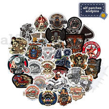 Biker Club Sticker Set - Harley Route Street Road Bike Chopper Aufkleber 50 Stk.