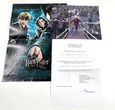 Dakota Blue Richards Autogramm Unterschrift Zertifikat und Harry Potter Poster