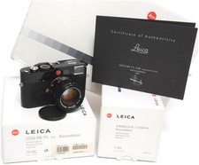 Leica M6 TTL 0.85 black paint Edition Oresundsbron Kit with 1.4/50 Summilux