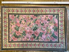 6 Platzsets Rosen Druck aus