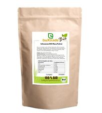 BIO Maca Pulver schwarz | schwarze Maca Knolle | Superfood | Verschiedene Mengen