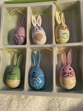 Set aus 6 Osterhasen Ostereier