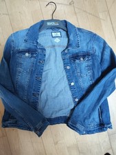 Jeansjacke Jacke Blau Ohne Kapuze Größe 44 Damen Von Clockhouse 