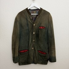 Lederjacke Herren Grün Gr