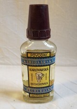 BECHEROVKA PUVODNI LIKER 0,08 l 38% mini flasche bottle miniature KARLOVARSKA