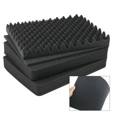 HMF Koffereinlagen Set mit Rasterschaumstoff für Outdoor-Fotokoffer