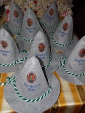 WEIDENEDER BIERZELT HUT GAUDIHUT SPITZHUT FASCHINGSHUT SEPPELHUT Kordel grün/wei