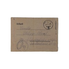 Feldpost 1944 Einheit auf Krim Infanterie Btl. 999 mit Inhalt Ostfront Ukraine