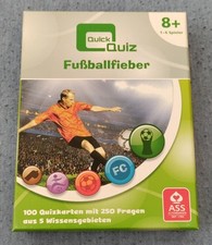 Fußballfieber, Quick Quiz, Fußball, Wissensspiel, Gesellschaftsspiel
