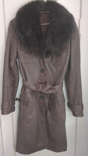 Vintage echtledermantel damen - vintage,