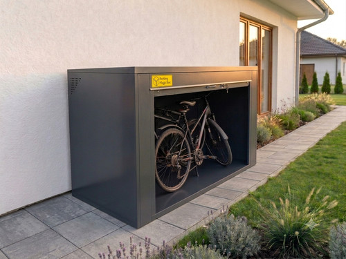 Fahrradgarage metall gartenbox - metall,