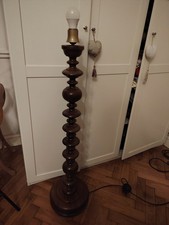 alte Holz Massivholz Lampe