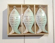 6 Stück Deko-Hänger "Fisch