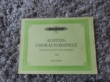 edition peters 4448 achtzig choralvorspiele