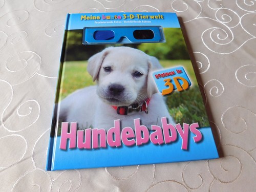 Buch hundebabys art mit - in, 3-d-art
