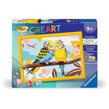 Ravensburger CreArt Malen nach Zahlen Bunte Wellensittiche