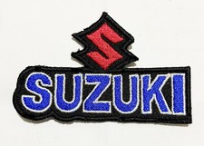 Suzuki besticktes Logo Aufnäher Abzeichen Aufbügeln/Nähen Kostüm Stolz