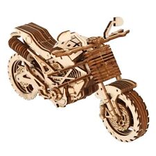 Motorrad 3D Holz Puzzle, vintage, DIY Geschenk, Bausatz aus Holz, Dekoration