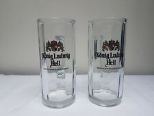 SAHM - 2 Stück kleine König Ludwig Hell  Bier Glas Krug Krügerl - 0,2 Liter