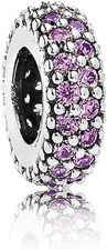 Pandora Damen-Bead-Zwischenelement Pavé-Inspiration 925 Silber 791359CFP
