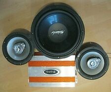 Spectron SP-A2200 Amplifier 800 W + Woofer SP-R12W 400Watt + 2 Pioneer TS-A2065 