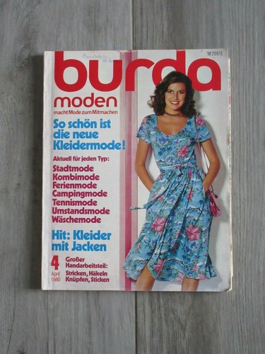 Burda moden april 1980 inkl - burda,