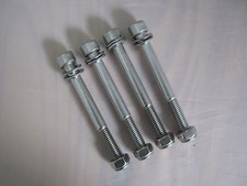 MZ SM SX RT 125 Edelstahlschrauben Satz Motorhalter vorn.