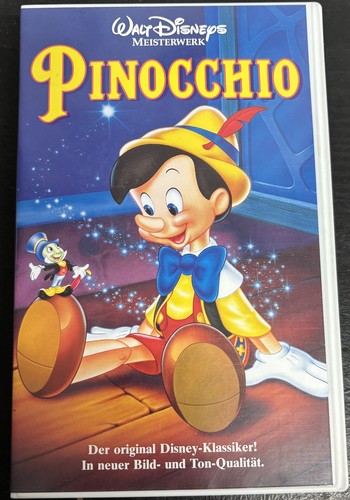 Pinocchio walt disney vhs - pinocchio,