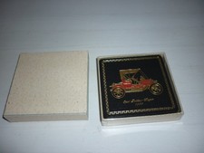 Glas Untersetzer vintage