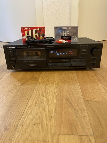 Pioneer 447 kassettendeck - ct-447,