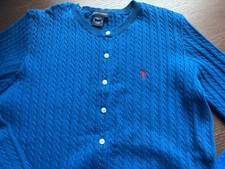 Ralph lauren strickjacke - lauren, zopf
