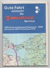 Landkarte DDR Gute Fahrt