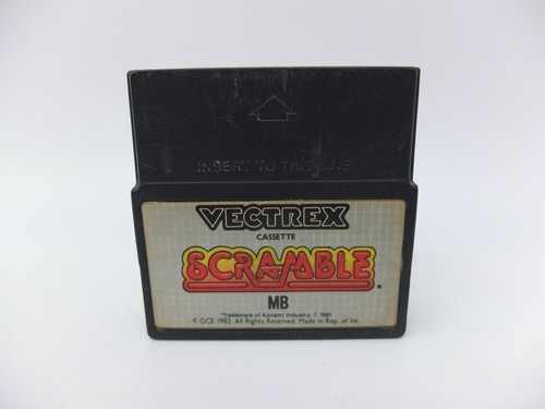 Vectrex cassette scramble - cassette,