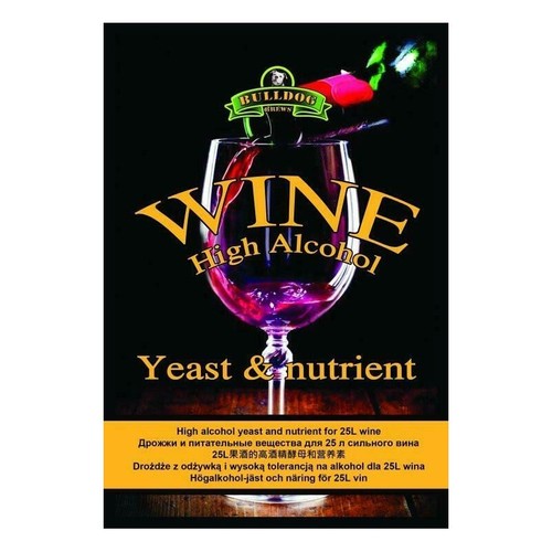 Weinhefe wine high alkohol - high,
