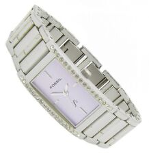 Fossil F2 Kristall Damen Armbanduhr Aluminium Flieder ES-9938 3ATM Batt neu S208
