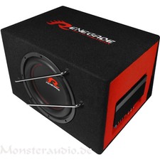 Renegade RXV1000A Aktiv-Subwoofer 400 Watt 25cm Basskiste Auto Subbox Verstärker