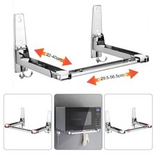 Edelstahl Mikrowellenhalterung Mikrowellenhalter Wandhalter Regal bis 50KG