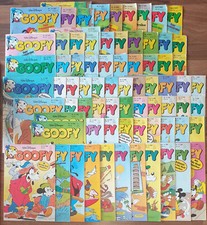 Goofy Magazin Sammlung - 75 Hefte - 1982 - 1988 - Mickey Donald Duck Disney RAR