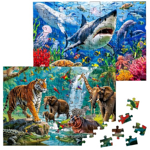 Kinder puzzle unterwasserwelt - puzzle,