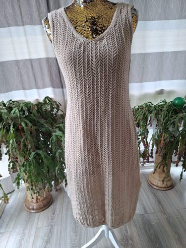Damen strick sommekleid - strick,