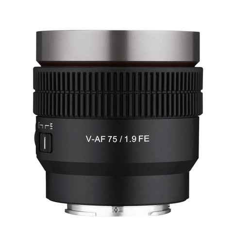 Samyang 75mm t1 9 - v-af, t1.9
