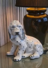 Große Porzellanfigur Dalmatiner Welpe, 26 cm, guter Zustand Hund Figur, Statue