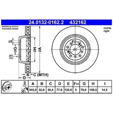 ATE Scheibenbremse vorne