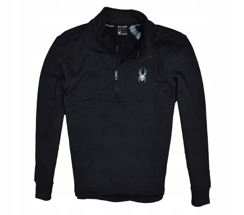Spyder herren schwarz half - spyder, zip