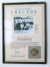 Gedenk-Urkunde Fußball